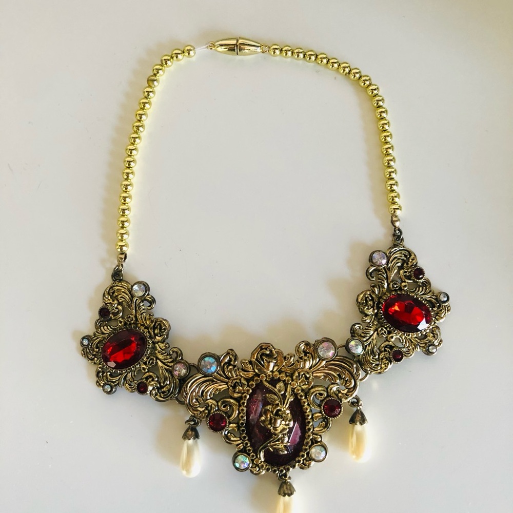 Disney London Store Kids Princess Gold Tone Necklaces (3)